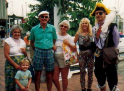 Mixing it with the tourists